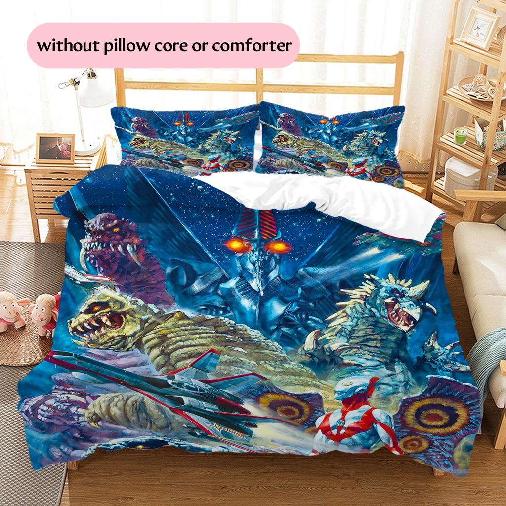 Ultraman Universe Theme Bedding Set, Galactic Style Bedroom Decoration, Creative Home Gift.chl