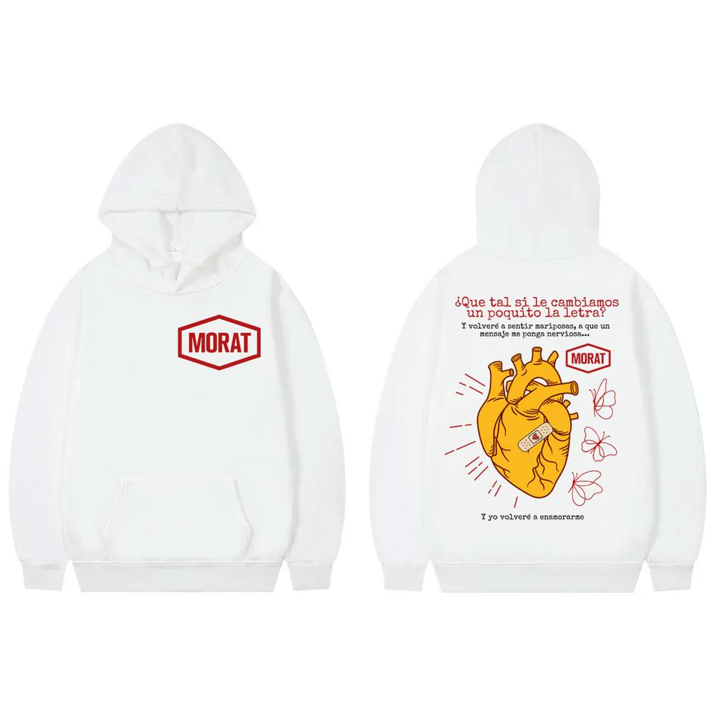 Morat Yem World Tour 2026 Graphic Hoodie Unisex Vintage Fashion Hooded Sweatshirts Harajuku Y2k Style Pullovers Streetwear