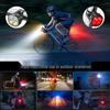 High-Brightness 4-LED Bicycle Front & Rear Light Set with Safety Taillight