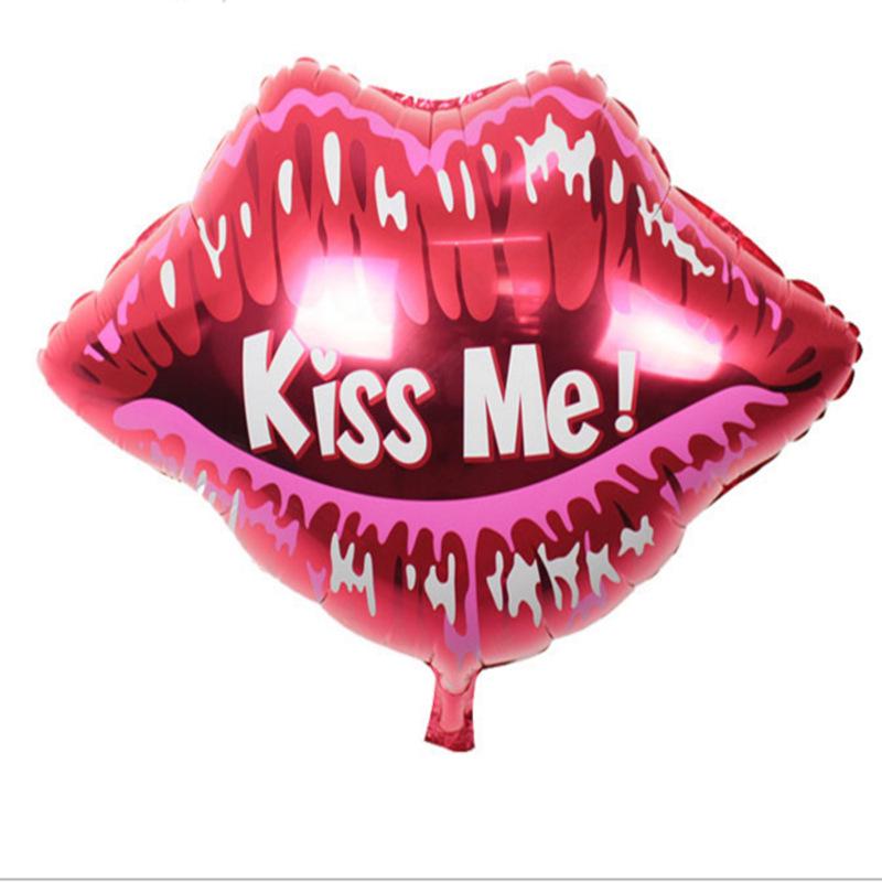 Big Mouth Red Lips Balloon for Wedding & Room Decoration