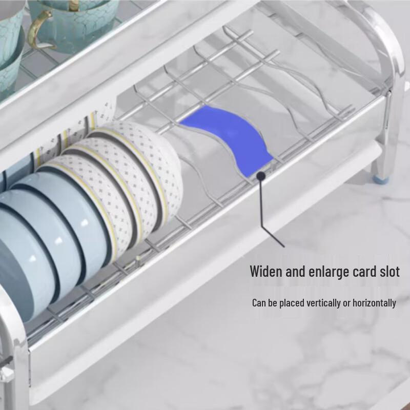 3-Tier Carbon Steel Dish Drying Rack