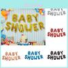 Baby Shower Letter Balloons 16in Aluminum Foil For Newborn Celebration Decorations
