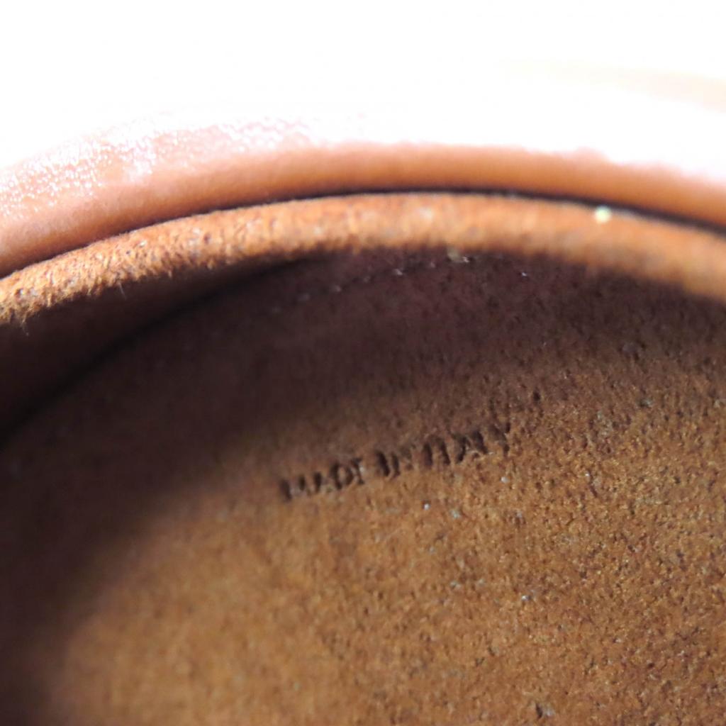 CELINE Handbag Oval Menodiaire Cuir Triomphe Smooth scarf skin Tan 198613 Used