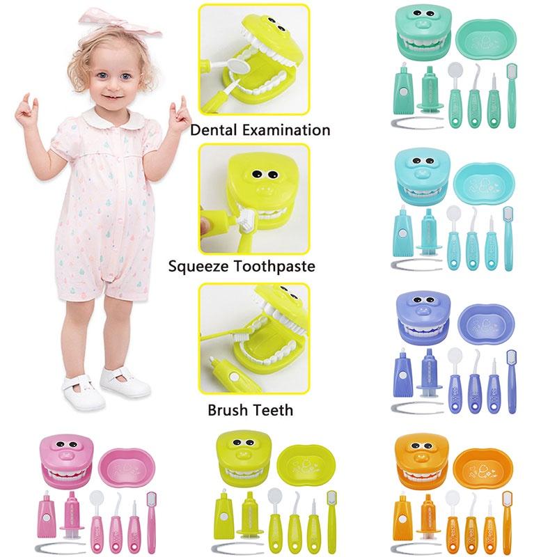 Zestaw zabawek dentystycznych do zabawy dla dzieci, zestaw medyczny