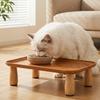 Spill Tray Elevated Pet Feeder Removable Tray Cat Bowl Stand Raised Cat Food Table  Pet Feeding