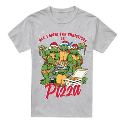 Mens Pizza Christmas T-Shirt