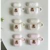Cute floral bear AirPods 1 generation earphone case for apple earphones AirPods 1 generation pro1