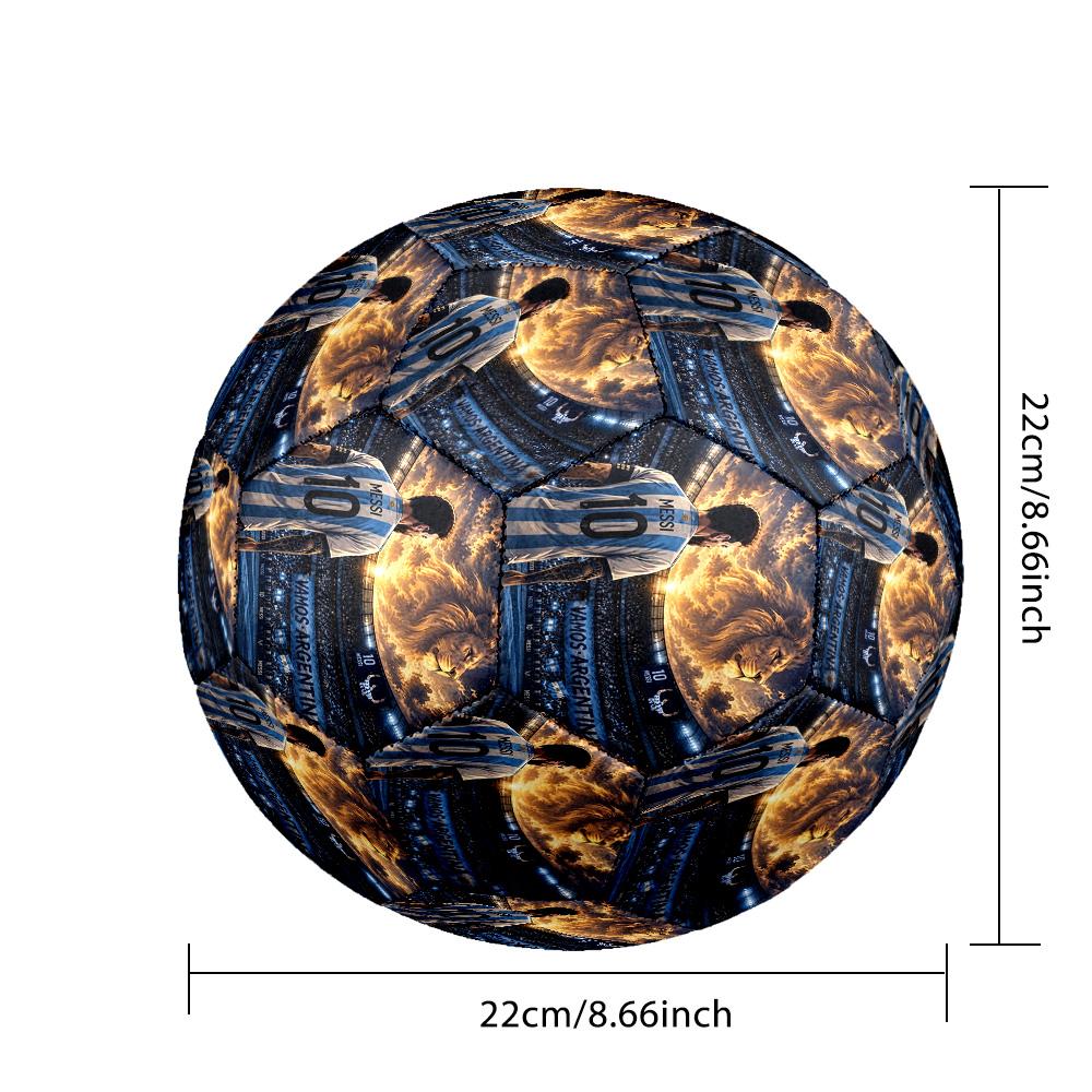 Messi 10 Number Football Legend Soccer Ball Size 5 Football Machinestitched Indooroutdoor Universal Football Surprise Collection Gift