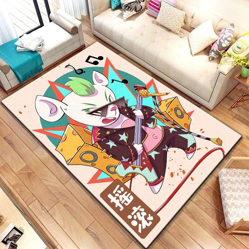 Zwölf chinesische Sternzeichen-Tiere malen Teppich für Wohnzimmer, großer Teppich, schwarzer weicher Teppich, Heimdekoration, Matten, Boho-Teppiche