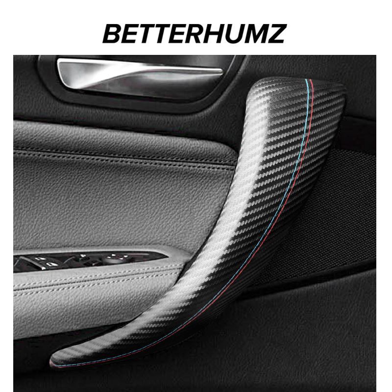 Made of Alcantara Wrap For BMW F20 Series 1 Car Interior Door Pull Handle Strip Armrest Panel Trim Covers Tuning Accessories