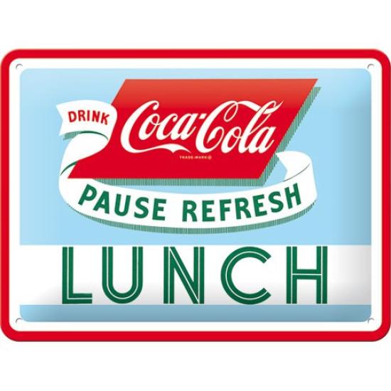 

TIN SIGN Coca-Cola Lunch American Goods Interior