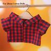 Fashion Style Doll Clothes Toys Accessories Mini Clothes Doll T-shirt  15/20cm Cotton Stuffed Dolls