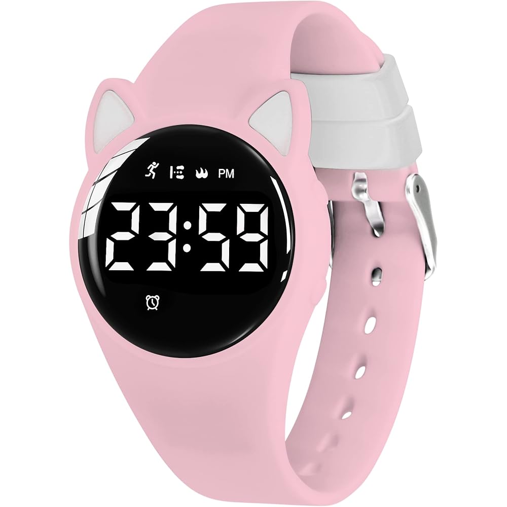 ShunkanSai Kids Digital Sports Watch with Pedometer, Waterproof, Rechargeable, Multi-Function Activity Tracker