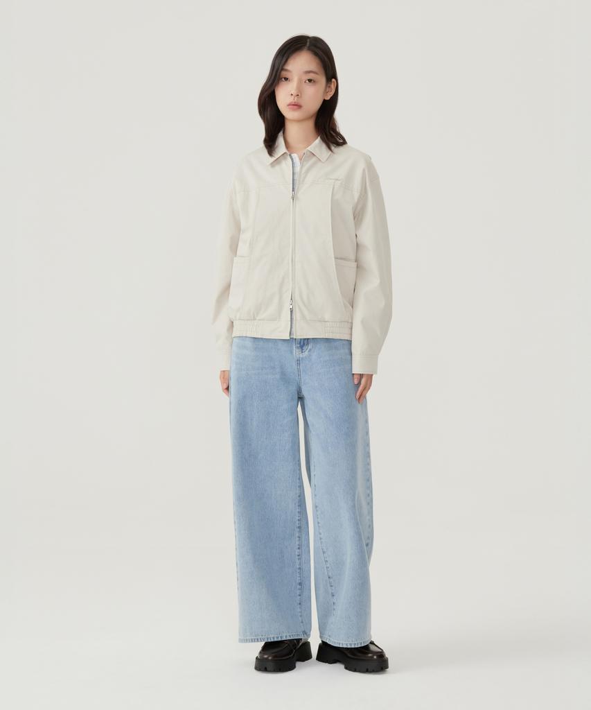 Covernat Woman Harrington Jacket Charcoal