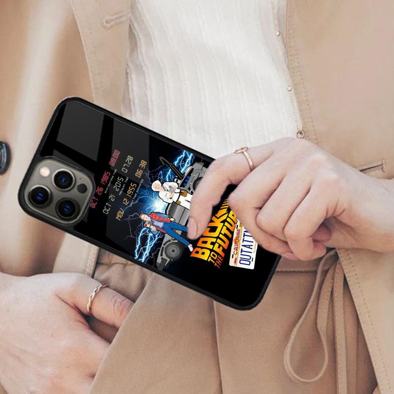 Back To The Future Magnetic Phone Case For APPLE iPhone 17 Air 16 14 13 12 Pro Max 15 Plus Wireless Charge With MagSafe Cover