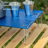 Light Weight Aluminum Folding Camping Table For Outdoor Picnics Hiking And Backpacking Portable Dining Table