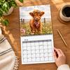 2027 New Cow Wall Calendar, 12 Month Calendar with, Cute Cow Decor for Home