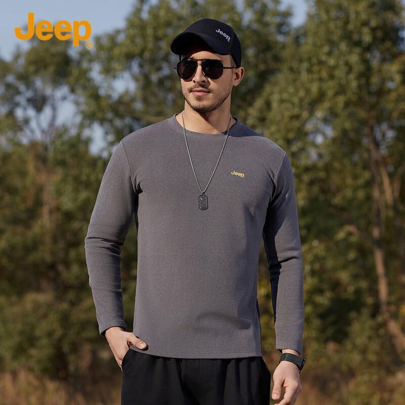 JEEP Men s Casual Knit Long Sleeve Top 3XL