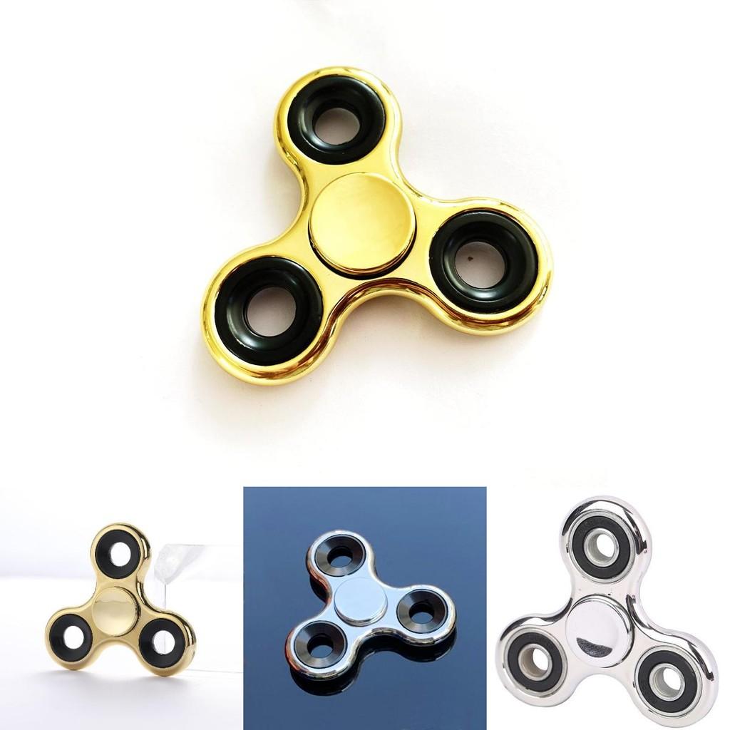 Metal Clover Finger Spinner Toy With Durable Alloy For Stress Relief And Focus Enhancement