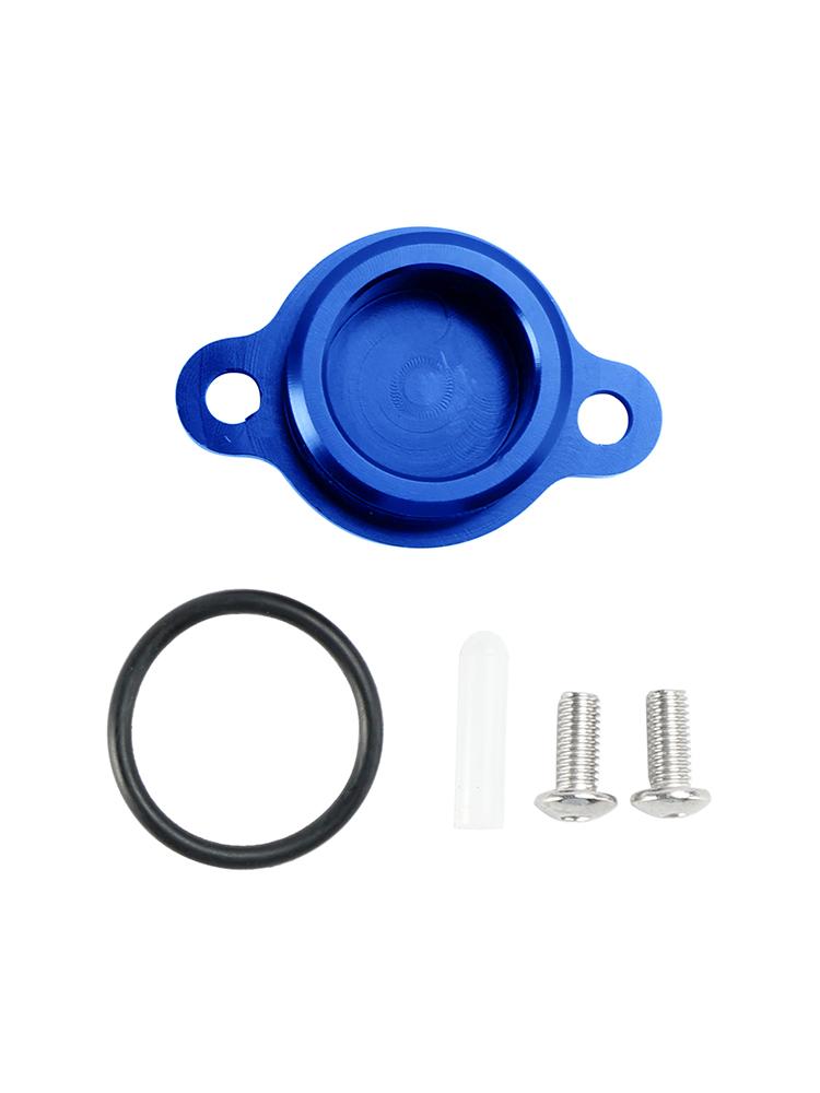 Oil Injection Pump Delete Block Off Plug For YAMAHA PW50 PW80 ALL Blue