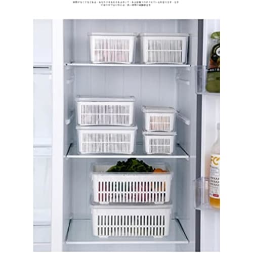 Vacuum-sealed Food Storage Container for Frozen Rice, Vegetables, Fruits, and Other Small Items. Refrigerator Storage Case with Lid, Perfect for Stori