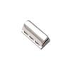 YAQI Tachi Stainless Steel Single Edge Polished Safety Razor Head with A 1.0mm Gap and A 34mm Length Durability Rust Resistance