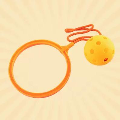1Pcs Kick Throw Jump Ball Children'S Jump Ball Kindergarten Outdoor Jump Toys Single Leg Kick Throw Loop Loop Kick Jump Ball