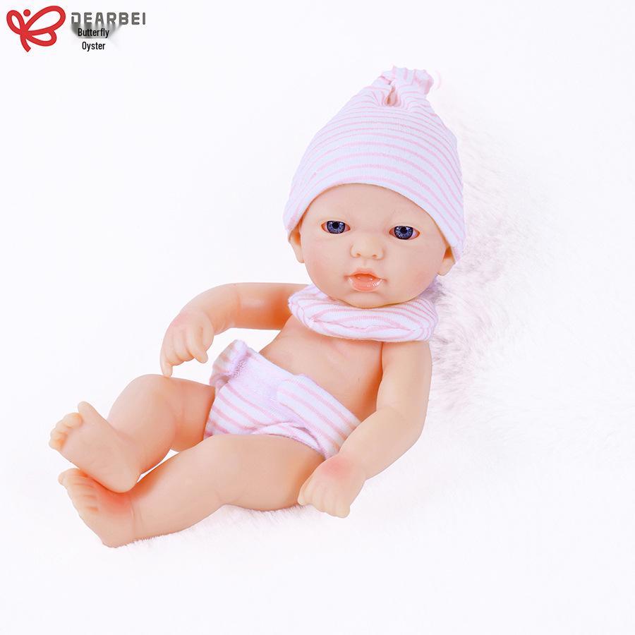 7-inch Soft Vinyl Reborn Baby Doll - Soothing Toy for Children