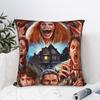 Horror Film Frighteds Nights Pillow Case  Retro Trendy Pillow Cover Comfy Pillowcases For Sofa Couch Bed Living Room