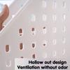 1pc White Plastic Desktop Book Stand Organizer with Multiple Compartments - Space-Saving Vertical Desk Organizer for Books