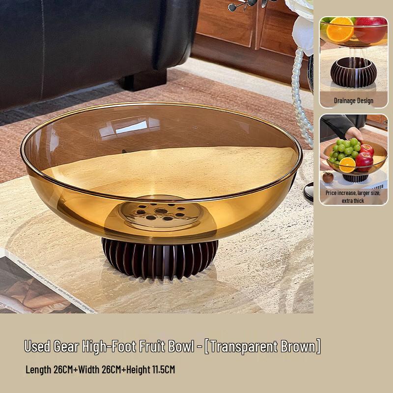 Wuxuan Storage Living Room Draining Fruit Plate