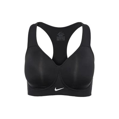 Solid Color Logo Print Fixed Strap Sports Bra Women Underwear Black 833288-010