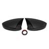 For Honda 11th Civic 2022-23 Carbon Fiber Look Horn Style Side Mirror Cover Caps