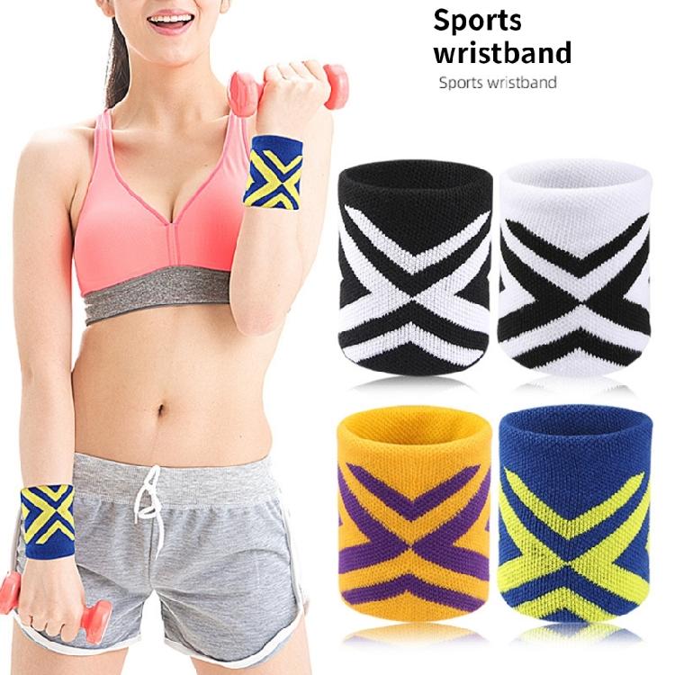 1 Pair Sports Wristband for Man and Women Sweatbands Absorbent Sweatbands Running Tennis Wrist Band