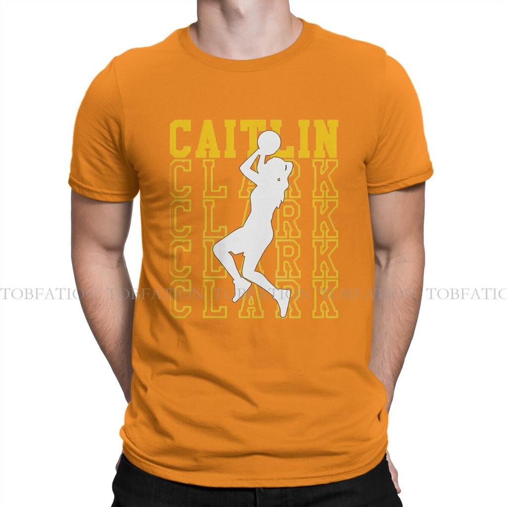 Caitlin Clark Casual Tshirt Basketball Player Sports Printing Tops Comfortable T Shirt Male Tee Clothes