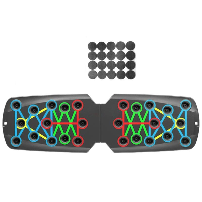 Push Up Boards Multifunctional Foldable Fitness Workout Push up Tool Pushup Stands Exercise Board Muscle Board for Home