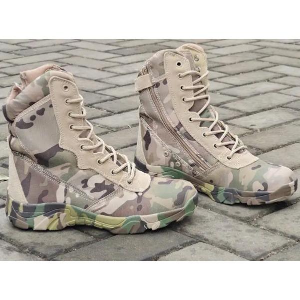 

Python Print Army Fan Tactical Boots Camouflage High Top Boots Special Forces Desert Combat Boots High Top Training Boots M1055 46