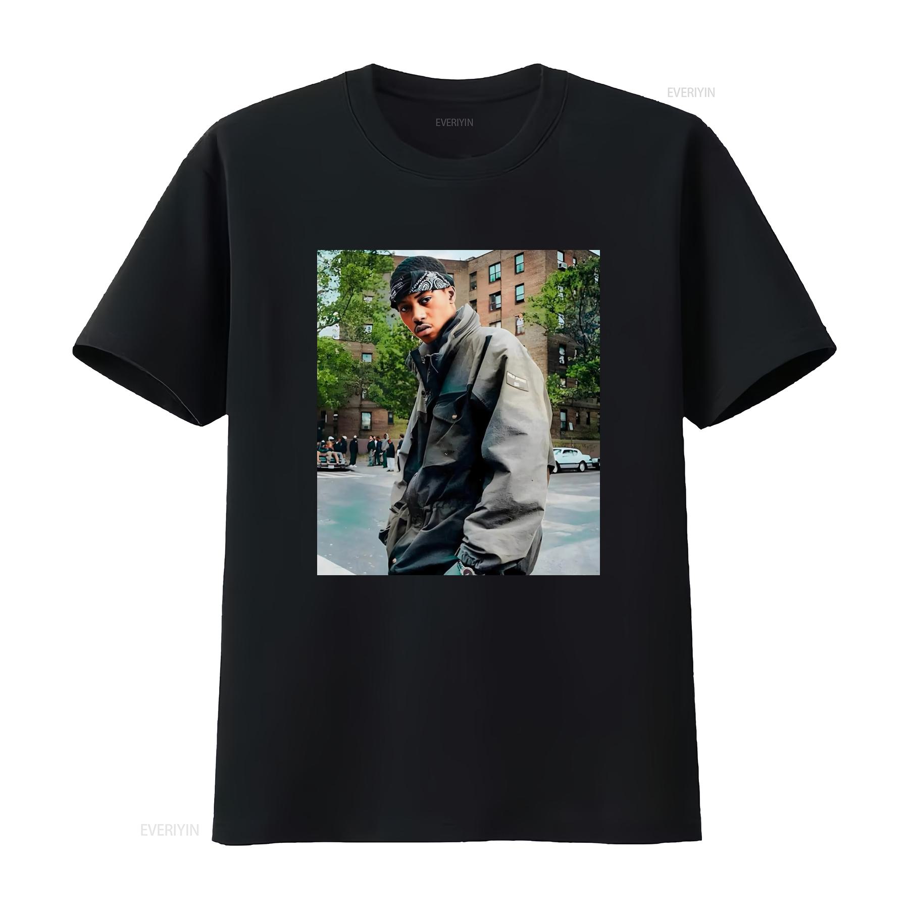 

NAS T SHIRT rap tee 90s hip hop Size S 5XL Cotton vintage Washed Casual streetwear Slightly Breathable Top For Everyday Wear 4XL