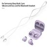 Earphones Neck Rope Tangle-free Anti-fall Silicone Sensory-free Wearing Earbuds Neck Strap for Samsung Galaxy Buds 2 Pro