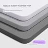 Diatomaceous Earth Foot Mat, Bathroom Carpet, Bathroom Floor Mat, Hard Mat, Non-Slip Mat for Toilet Entrance, Diatom Mud Absorbent Mat