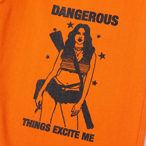 Keuluchi Dangerous Sweat Pants (Orange)