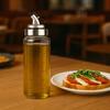Glass Container Dispenser with Scale 300 ml for oil, sauce, vinegar, syrup