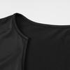 Vestido da moda sexy europeu e americano para mulheres na primavera e verão, com zíper no peito, decote V, mangas compridas, que molda o quadril