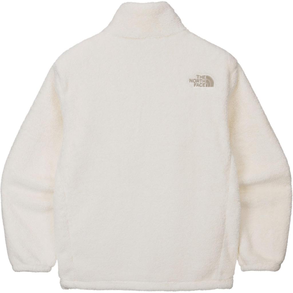 THE NORTH FACE COMFY ALPHA FLEECE ZIP UP Velvet feel Coat Unisex Butter NJ4FQ50K