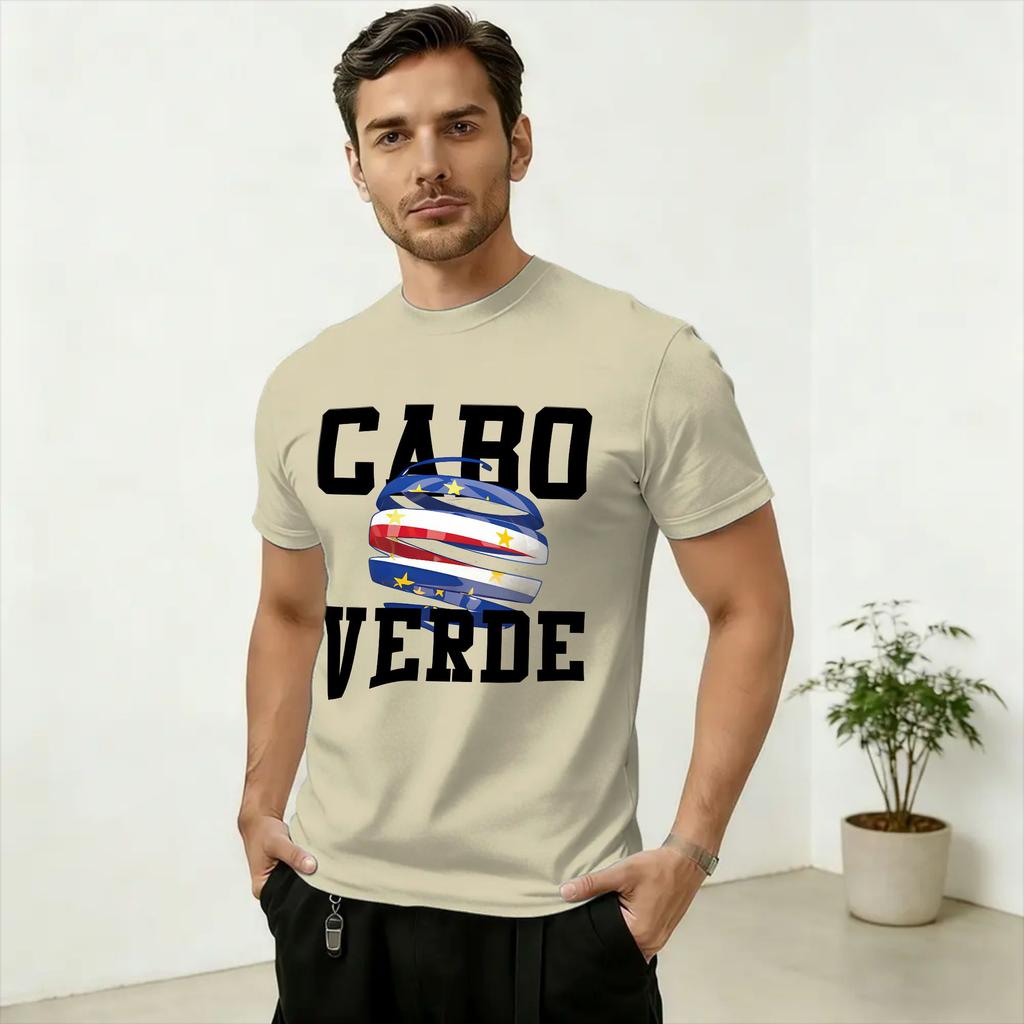 Unisexs Cabo Verde Art T Shirt Cotton Clothing Humor Short Sleeve Round Neck Tees New Arrival TShirt