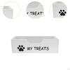 Dog Treat Container Decorative Lightweight Pet Supplies Sturdy for Kitchen Counter Compact Food