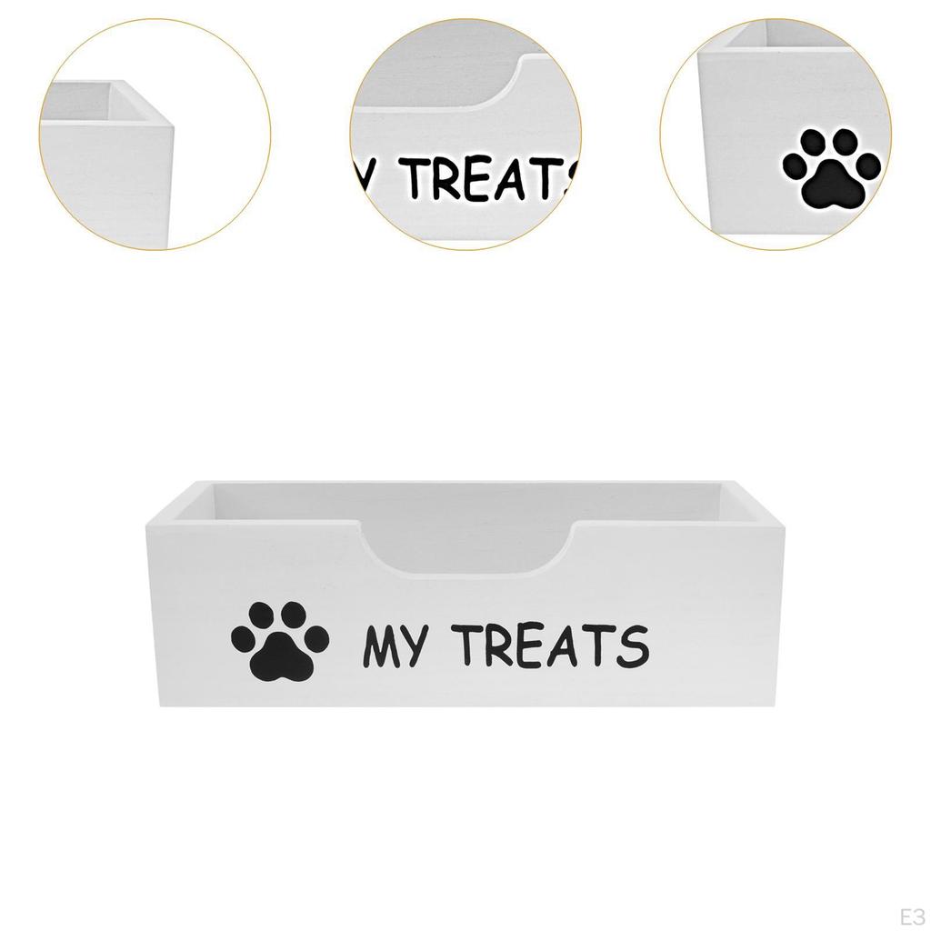 Dog Treat Container Decorative Lightweight Pet Supplies Sturdy for Kitchen Counter Compact Food