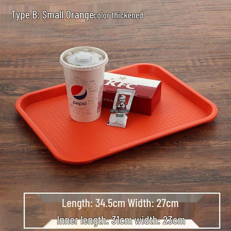 Rectangular Melamine Fast Food Tray