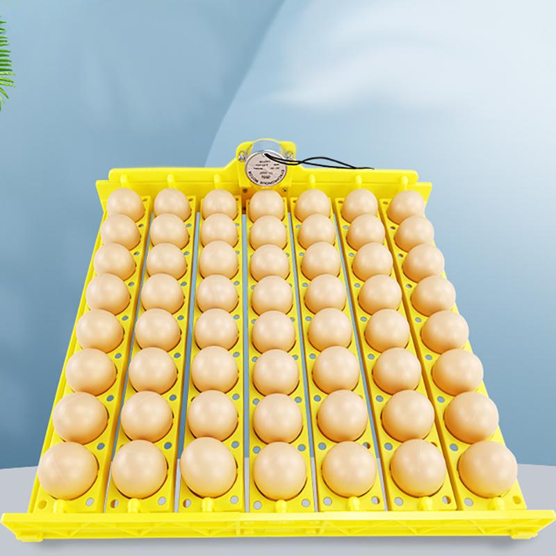 56 Eggs Incubator Turn Tray Chickens Ducks Poultry Fully Automatically Brooder Turntable Turn Eggs Incubation Equipment New