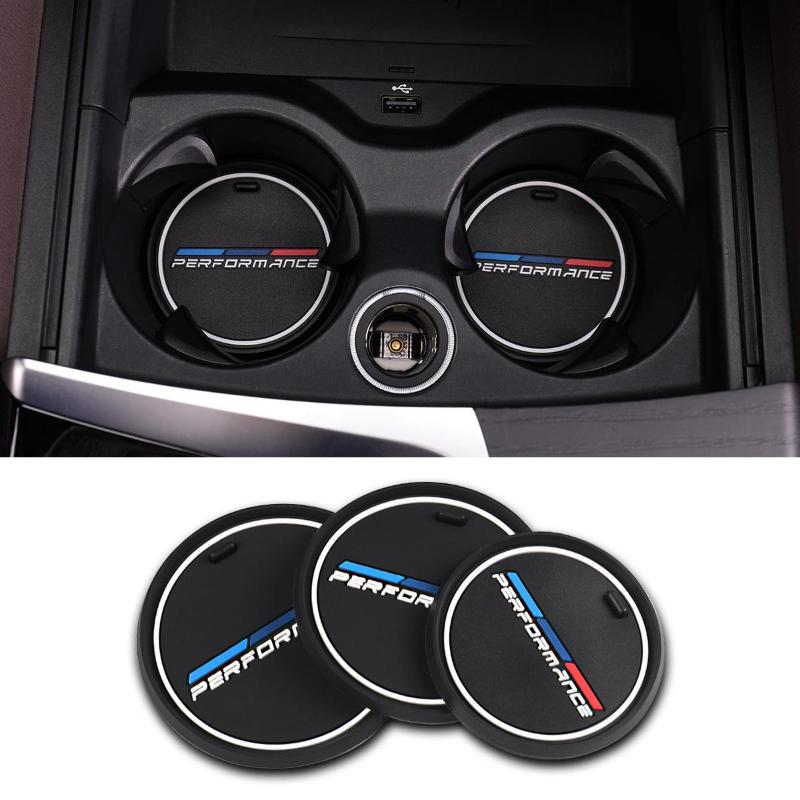 

1/2 шт. противоскользящая накладка для чашек для Bmw F10 F11 E46 E60 E61 E90 G11 F25 G01 G30 F15 G05 E70 F16 G06 M серии, автомобильные подставки, подставки для чашек, коврики